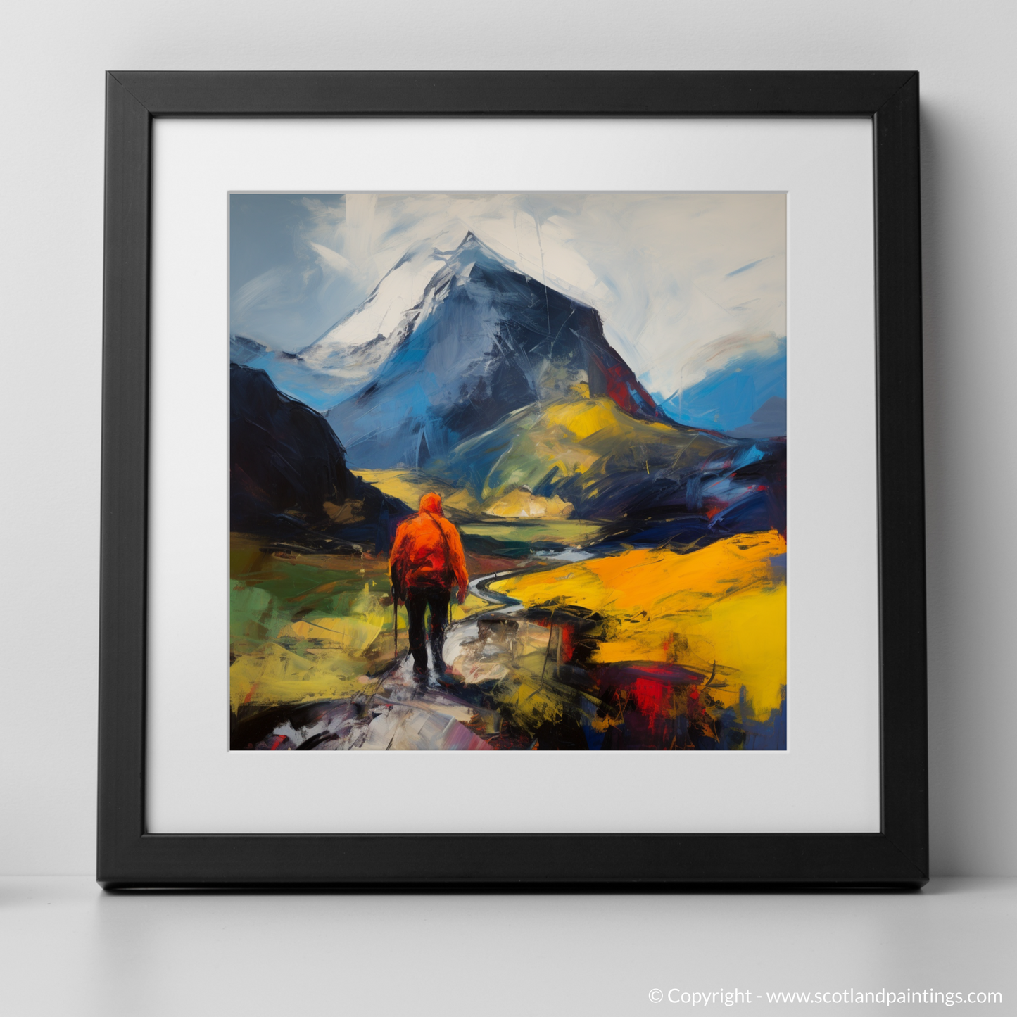 The Solitary Hiker: An Abstract Ode to Glencoe