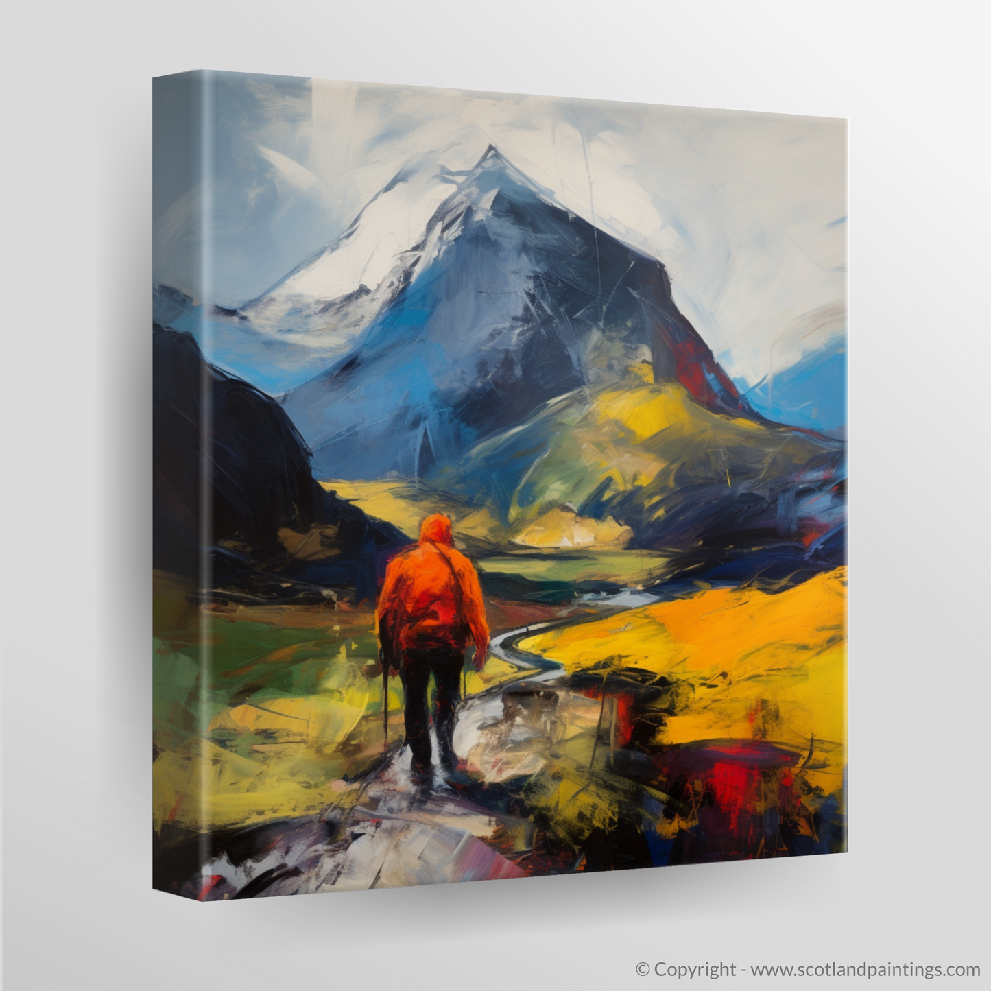 The Solitary Hiker: An Abstract Ode to Glencoe