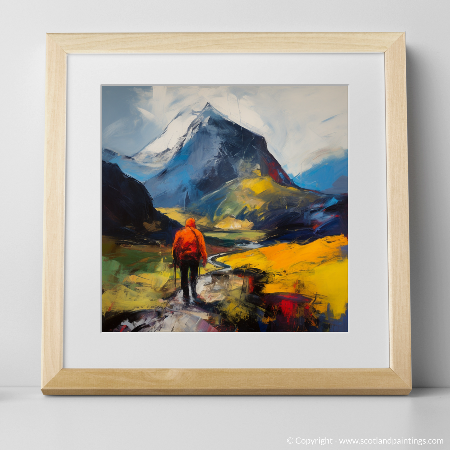 The Solitary Hiker: An Abstract Ode to Glencoe