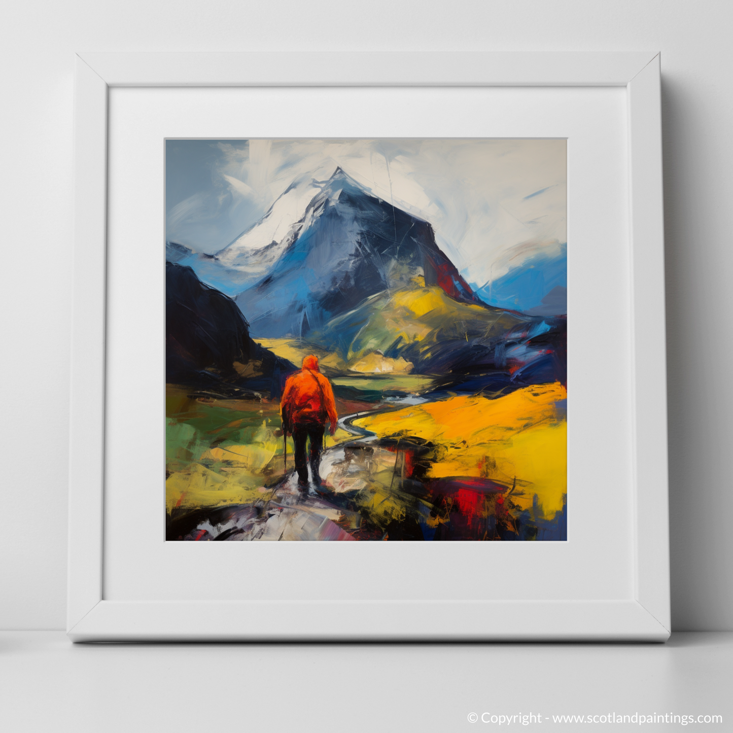 The Solitary Hiker: An Abstract Ode to Glencoe