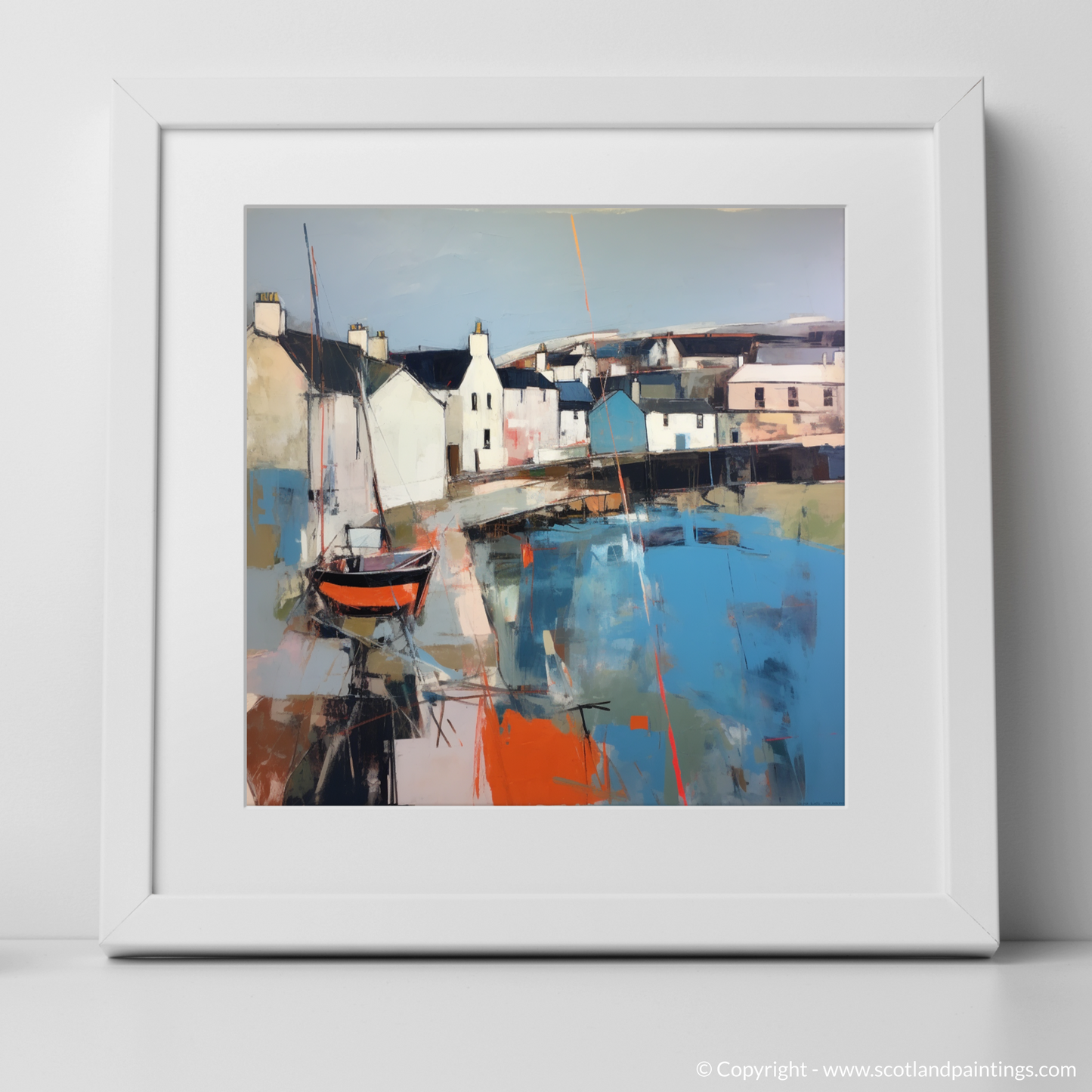 Anstruther Abstracted: A Dance of Scottish Village Colours
