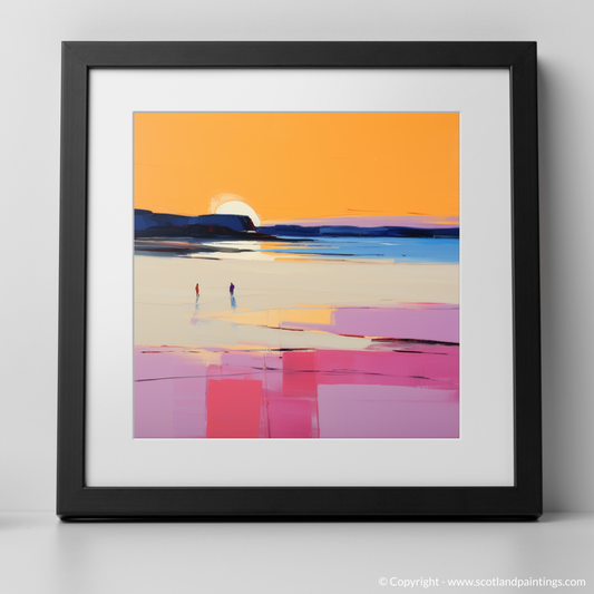 Fiery Dusk at Balmedie Beach