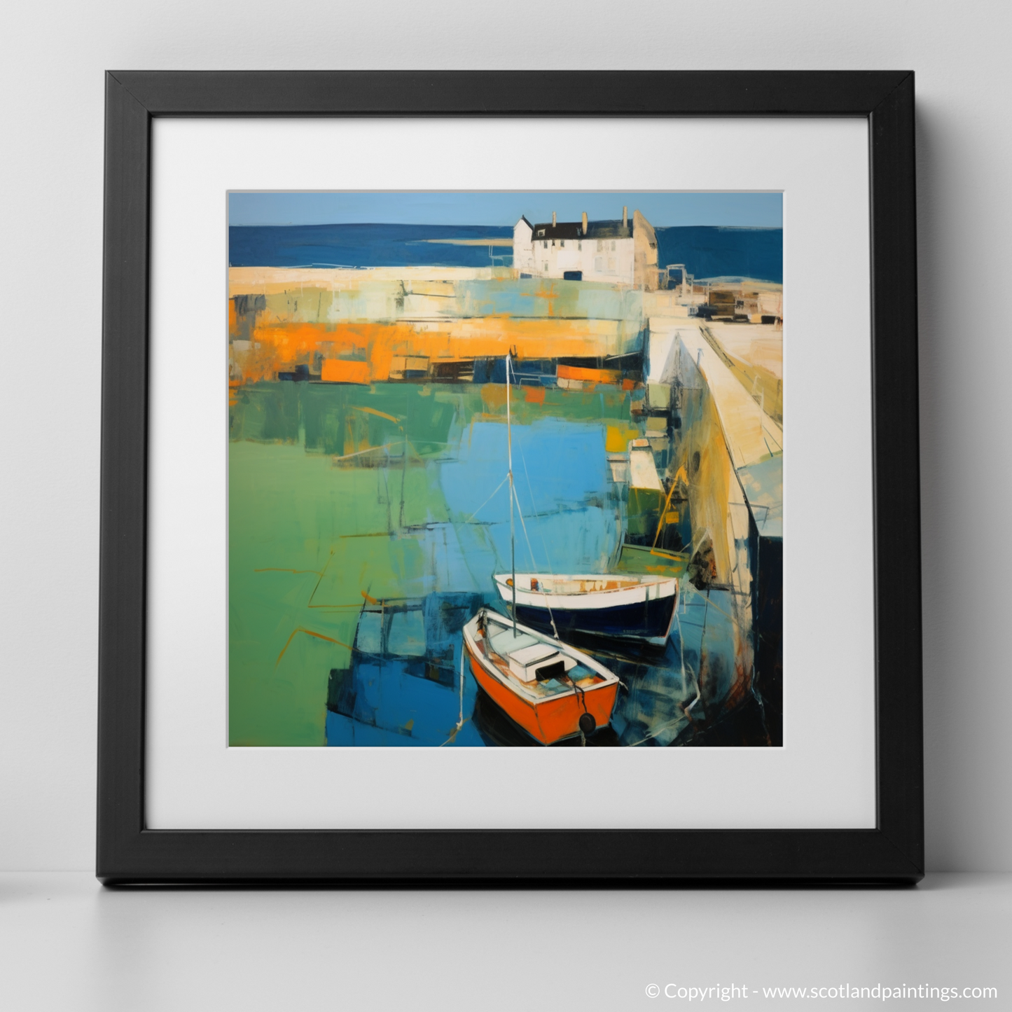 Harbour Hues of St Monans - An Abstract Impressionist Journey