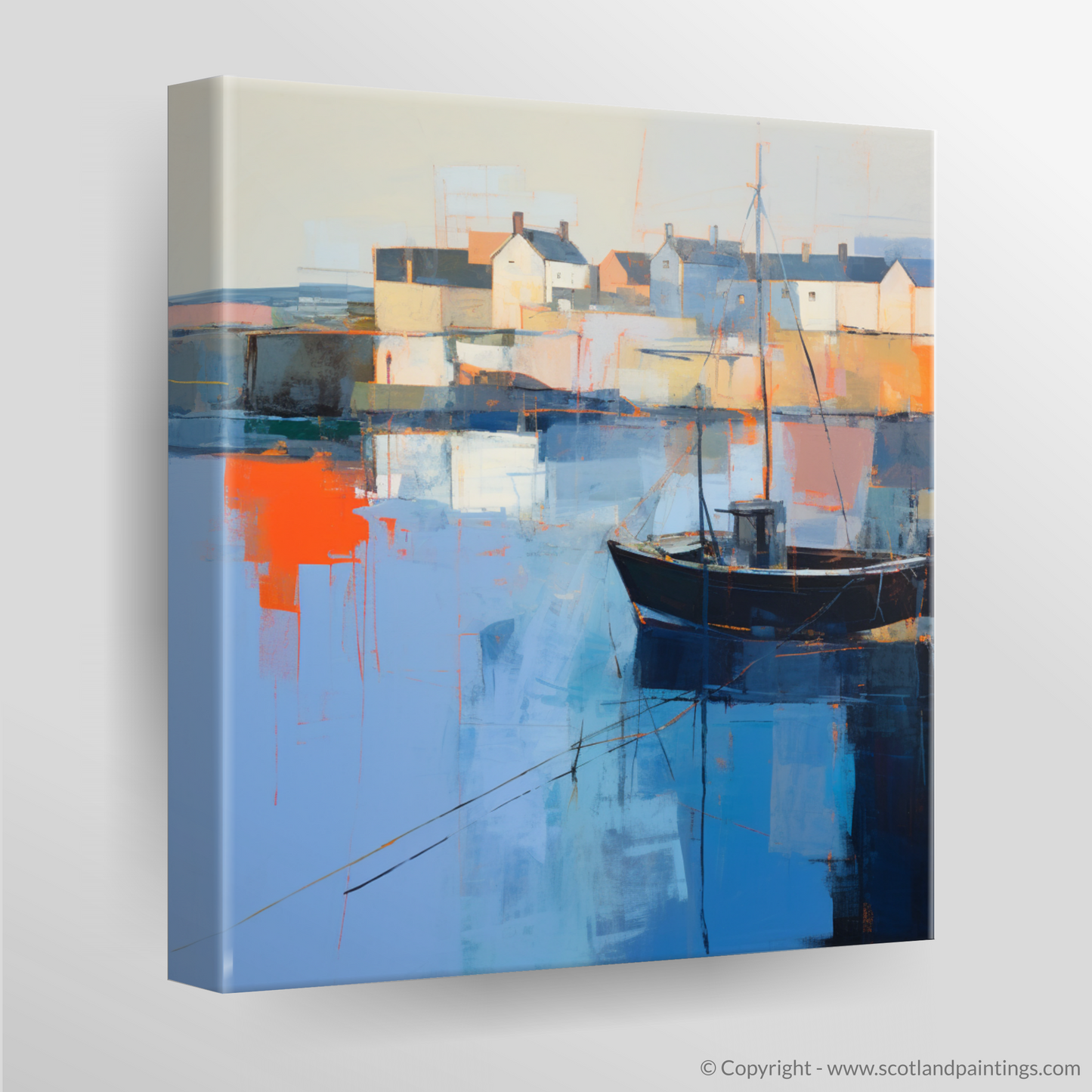 Dusk at Anstruther Harbour: A Symphony of Light and Colour