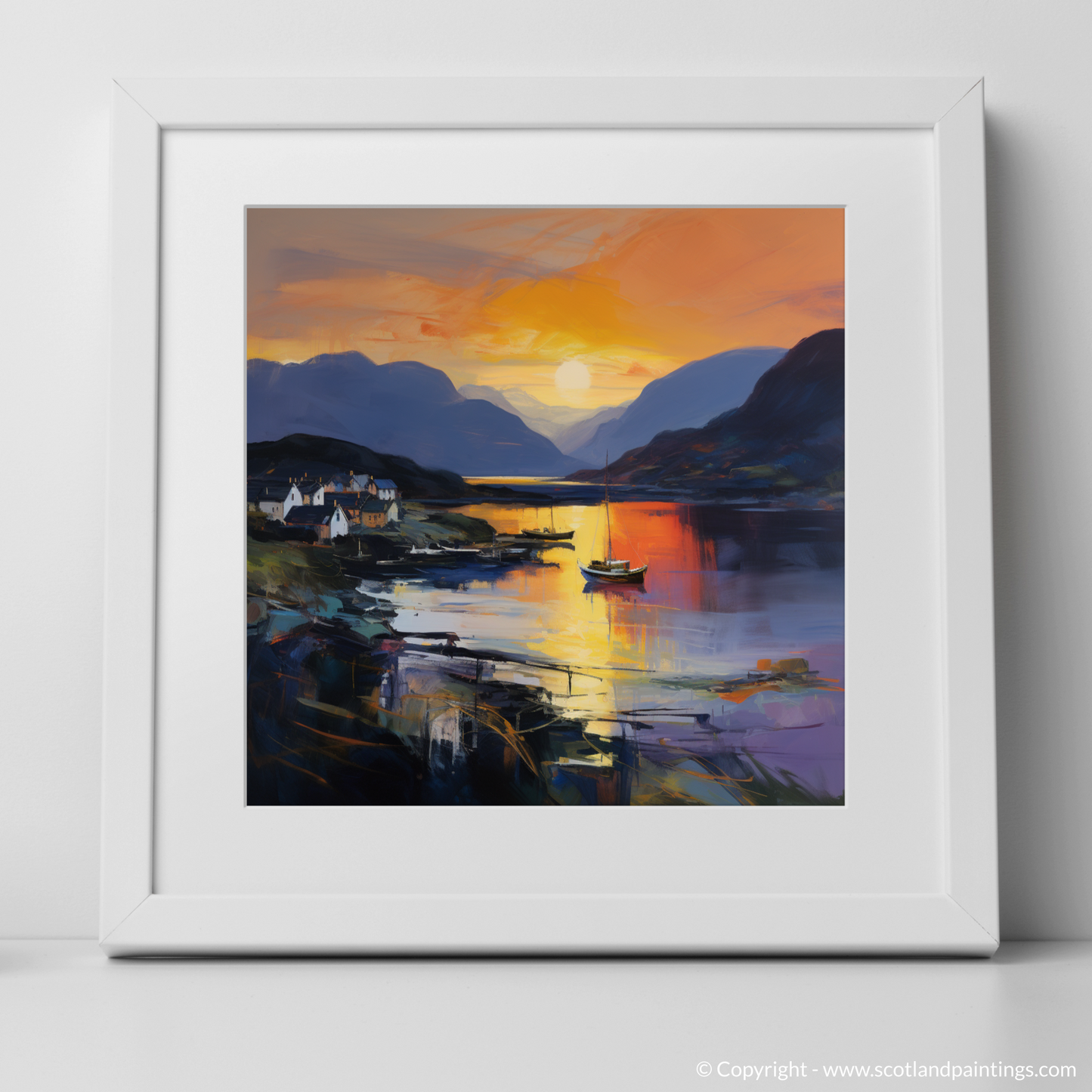 Twilight Embrace at Plockton Harbour