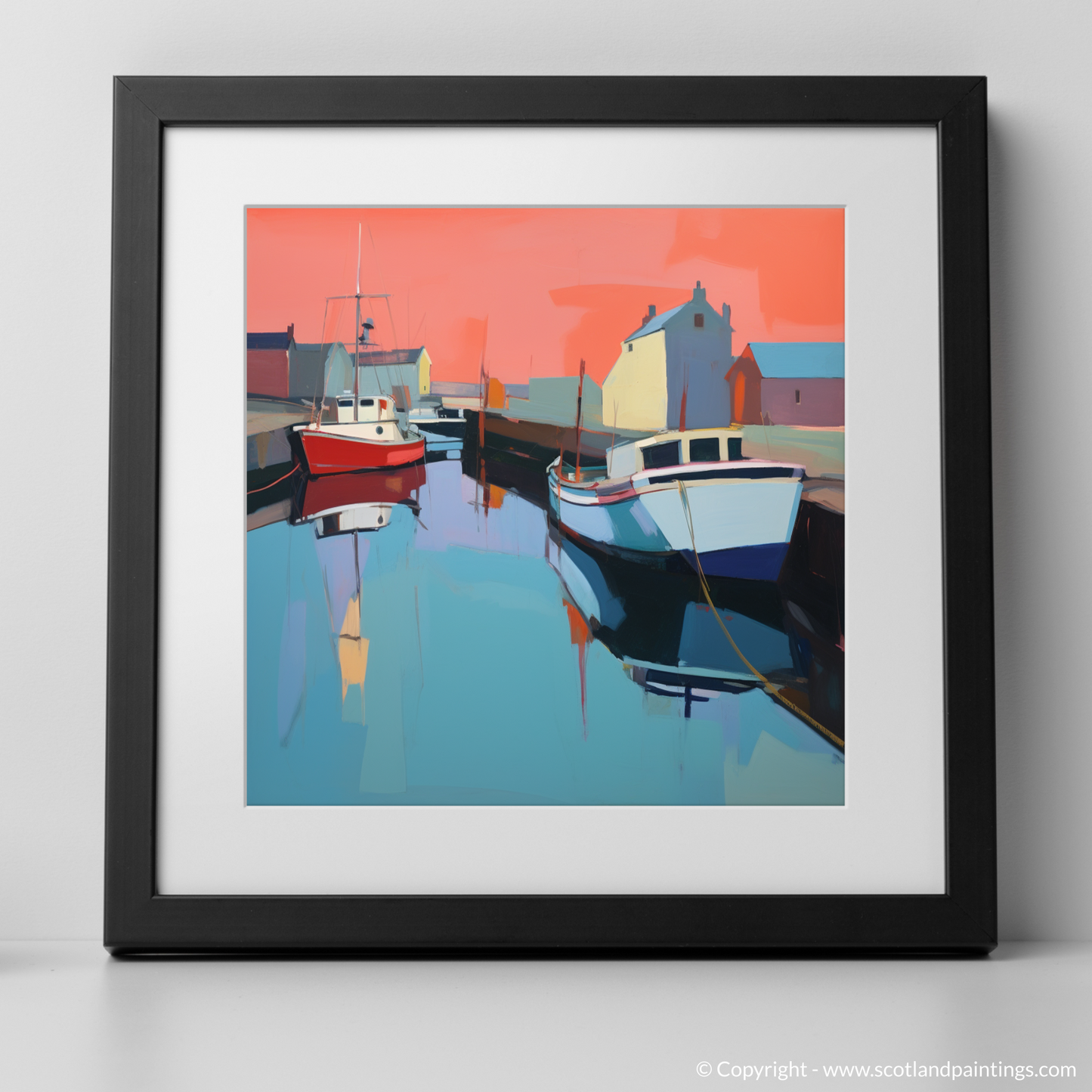 Dusk at Dunbar Harbour: A Contemporary Tribute to Scottish Maritime Beauty