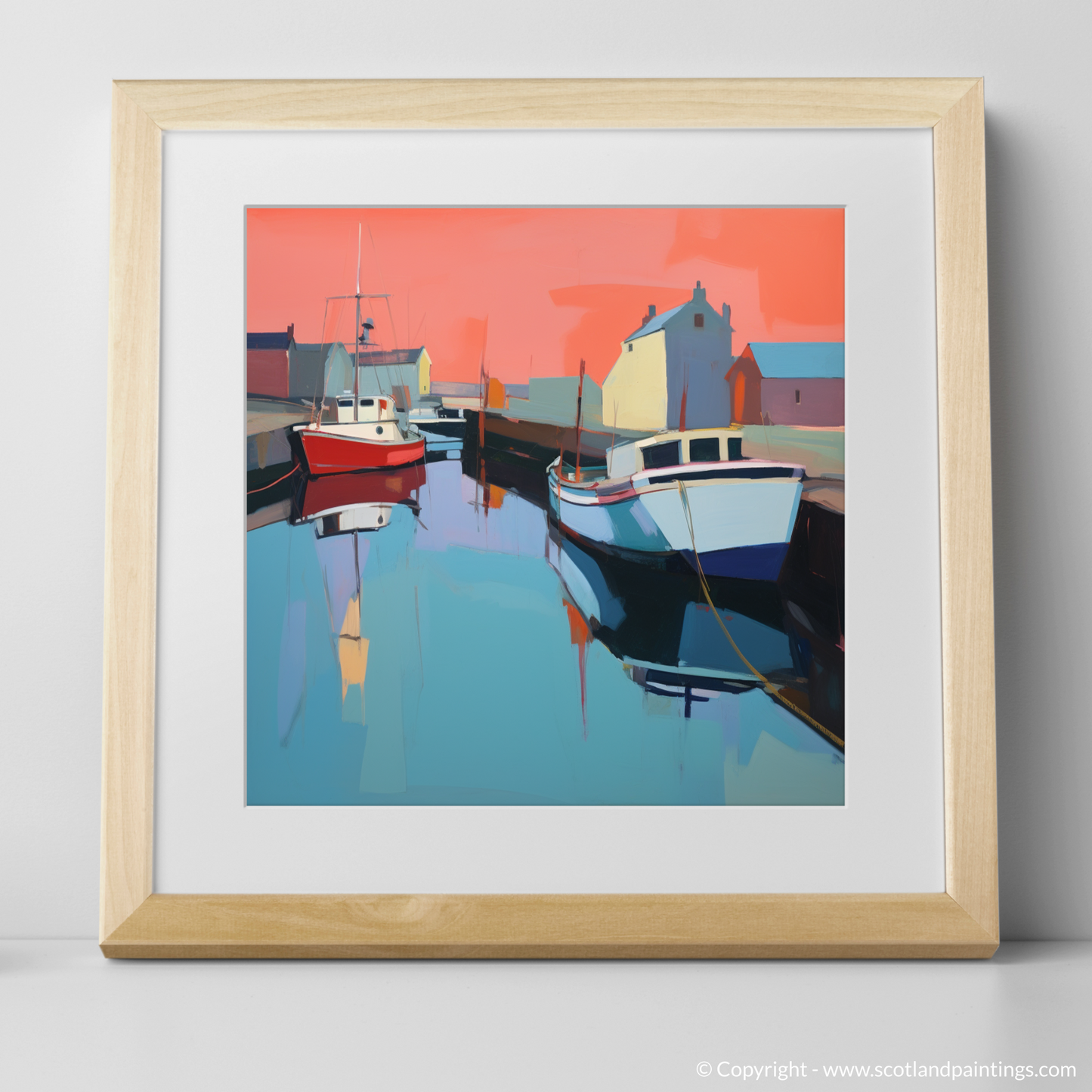 Dusk at Dunbar Harbour: A Contemporary Tribute to Scottish Maritime Beauty