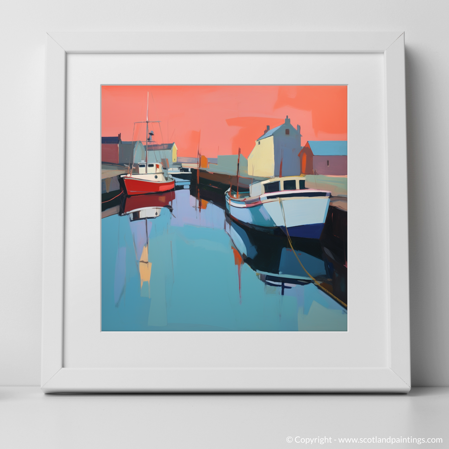 Dusk at Dunbar Harbour: A Contemporary Tribute to Scottish Maritime Beauty