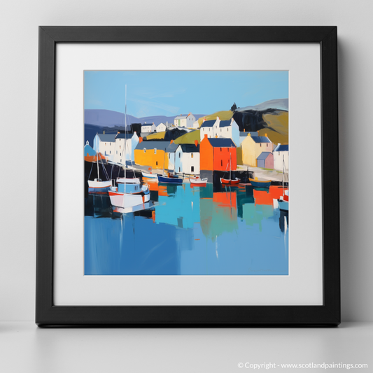 Portree Harbour Serenity: A Contemporary Ode to Scotland's Coastal Charm