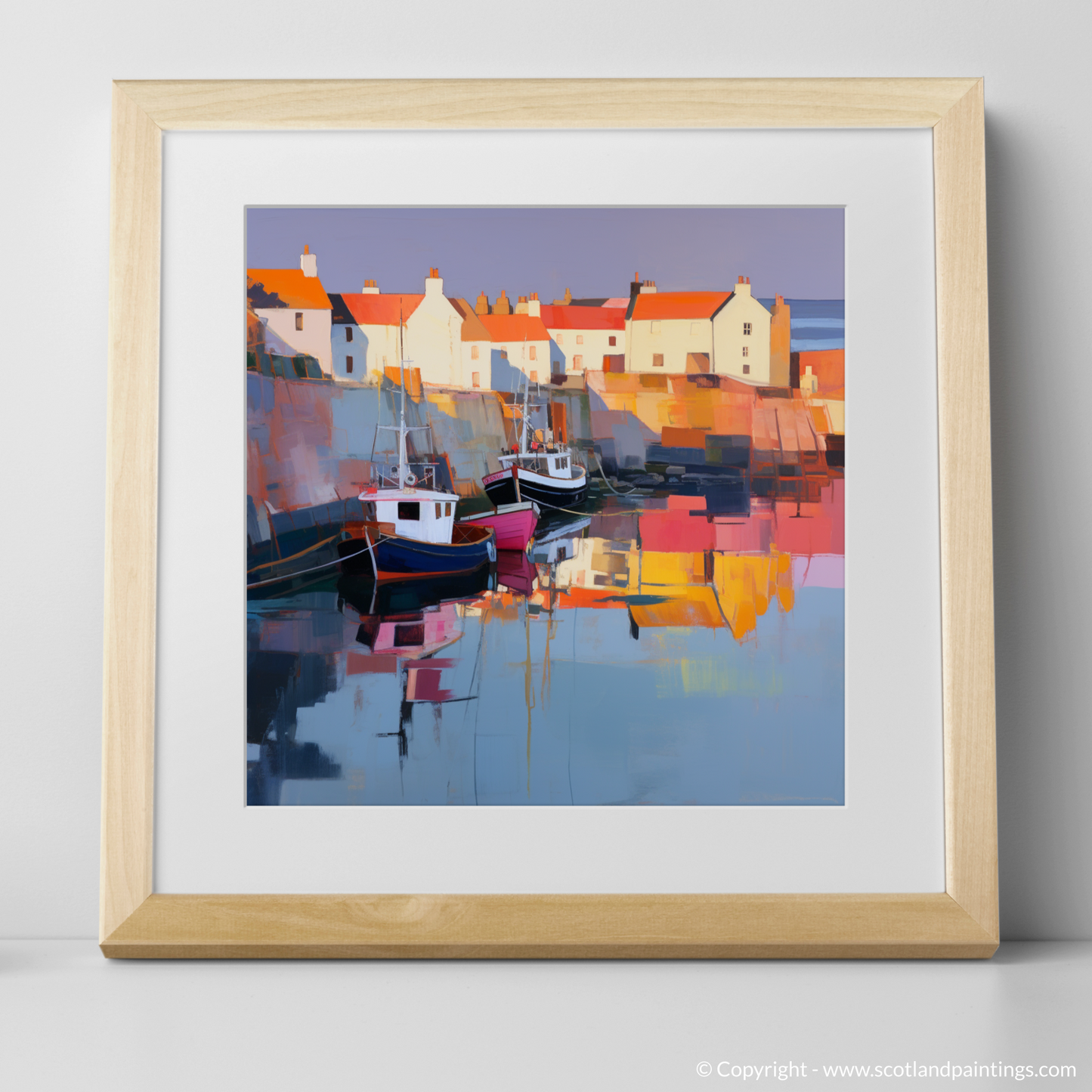 Pittenweem Harbour at Dusk: A Contemporary Ode to Scottish Seaside Tranquility