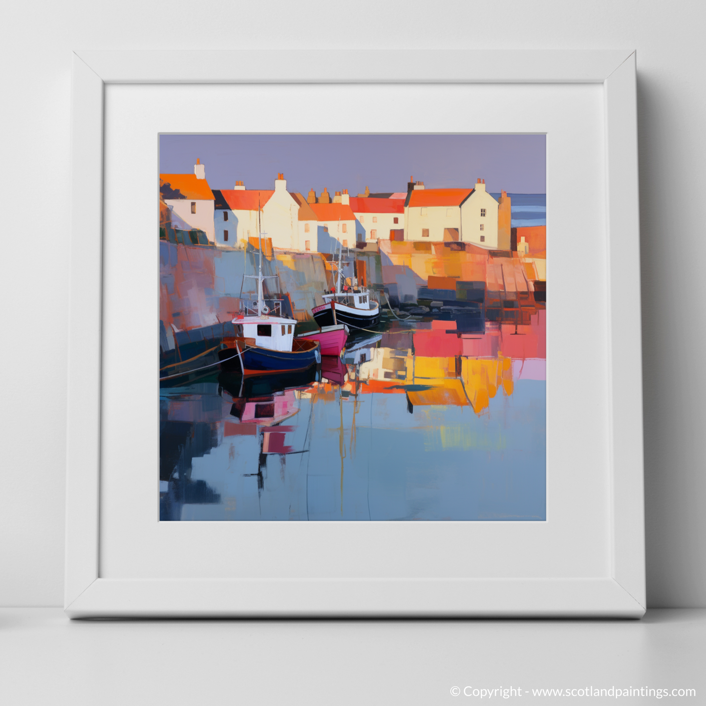 Pittenweem Harbour at Dusk: A Contemporary Ode to Scottish Seaside Tranquility