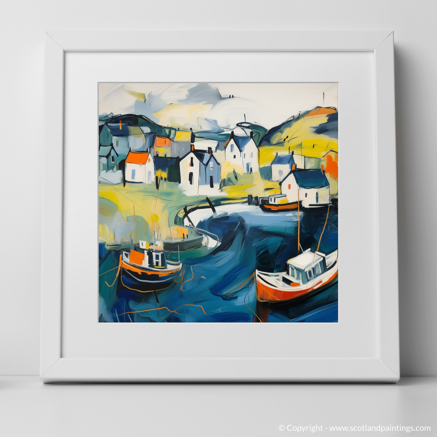 Harbour Hues: An Abstract Ode to Port Ellen