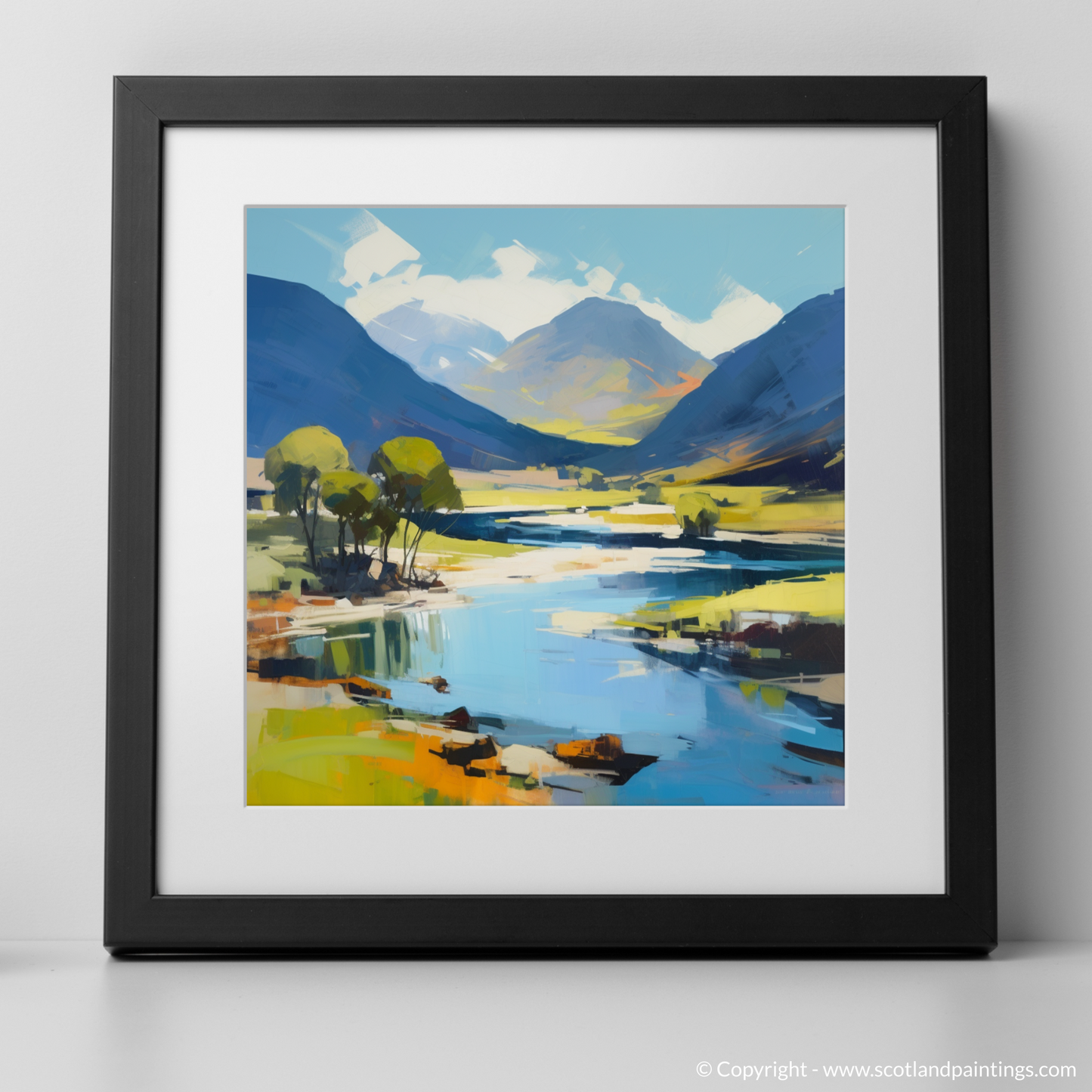 Summer Serenity at Glen Etive: A Contemporary Highland Masterpiece