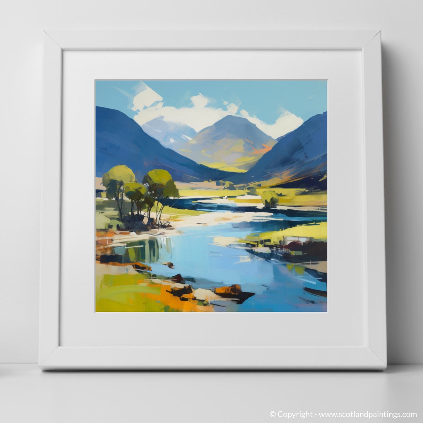 Summer Serenity at Glen Etive: A Contemporary Highland Masterpiece