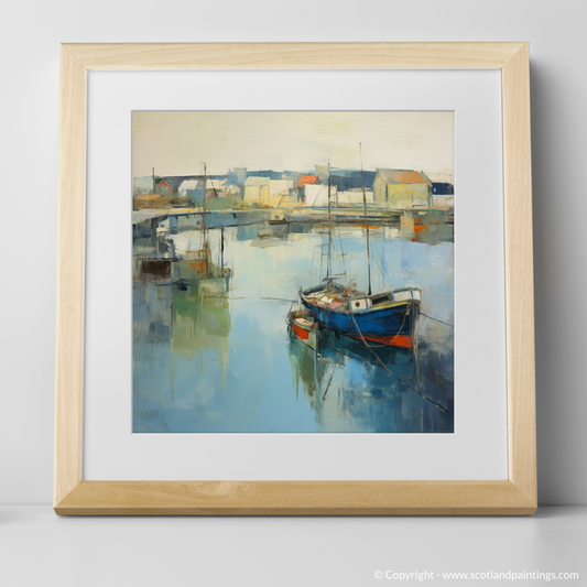 Harbour Serenity: An Abstract Impression of Stornoway