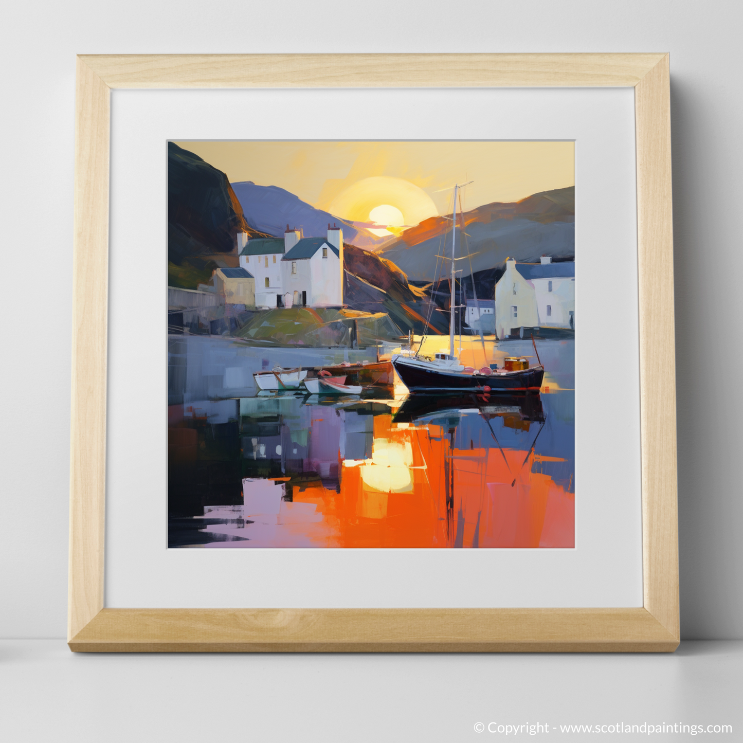 Sunset Serenade at Portree Harbour