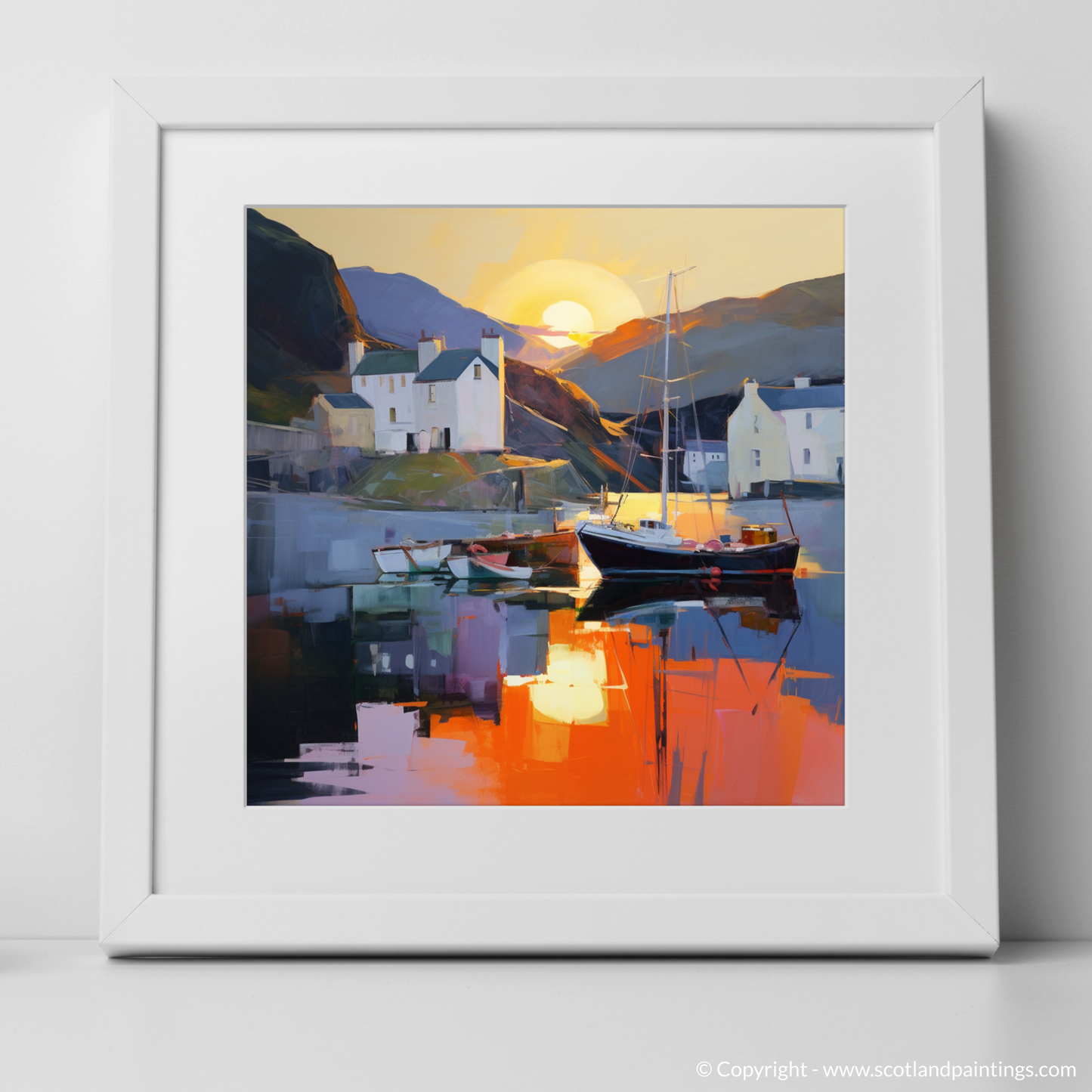 Sunset Serenade at Portree Harbour