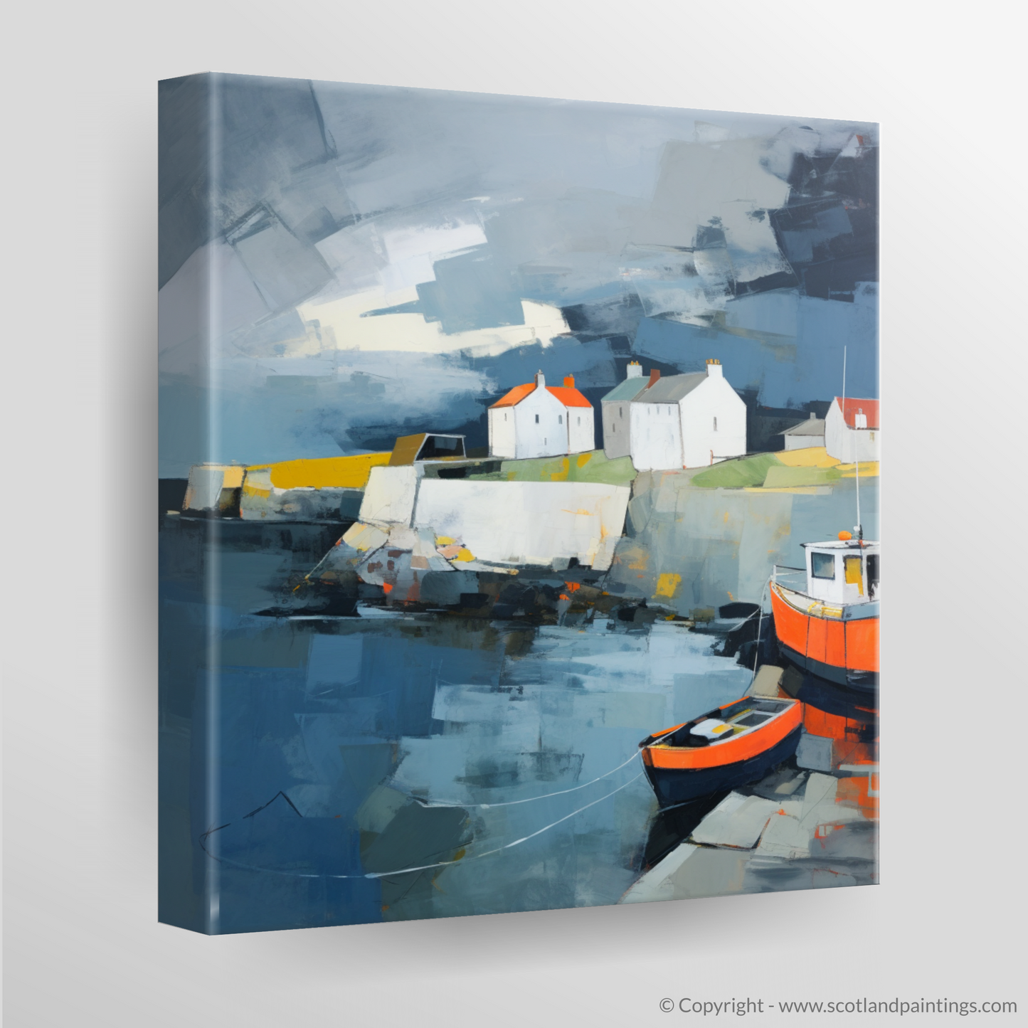 Storm Over Portsoy: A Dance of Wind and Water