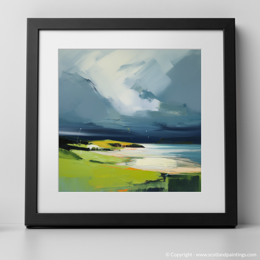 Storm over Kiloran Bay: A Contemporary Tribute to Scottish Wilds