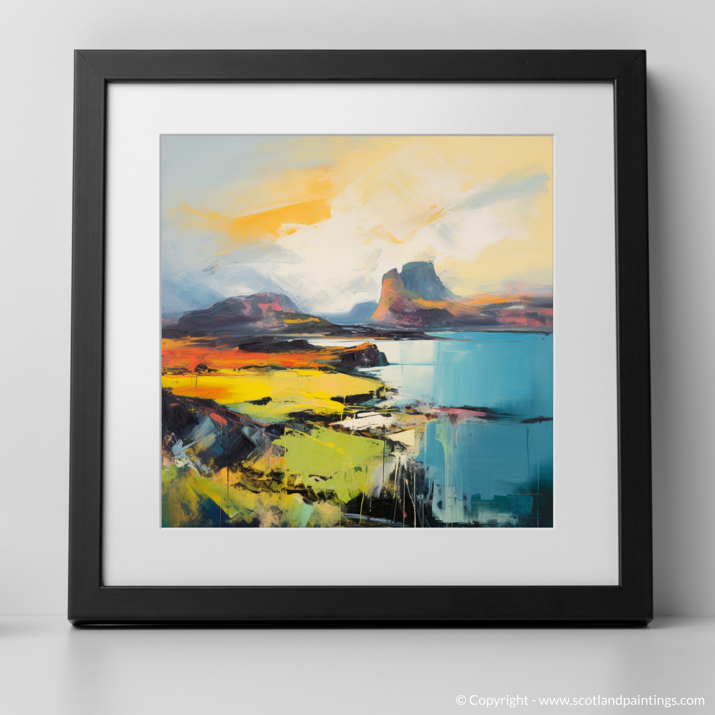 Isle of Skye Impression: An Abstract Ode to Scottish Wilderness