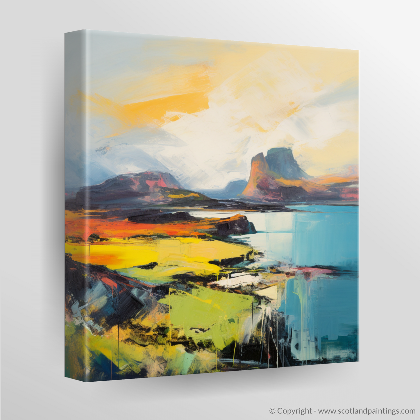 Isle of Skye Impression: An Abstract Ode to Scottish Wilderness