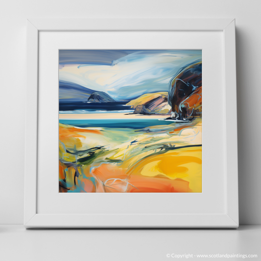 Untamed Majesty: An Abstract Expressionist Ode to Sandwood Bay Sutherland