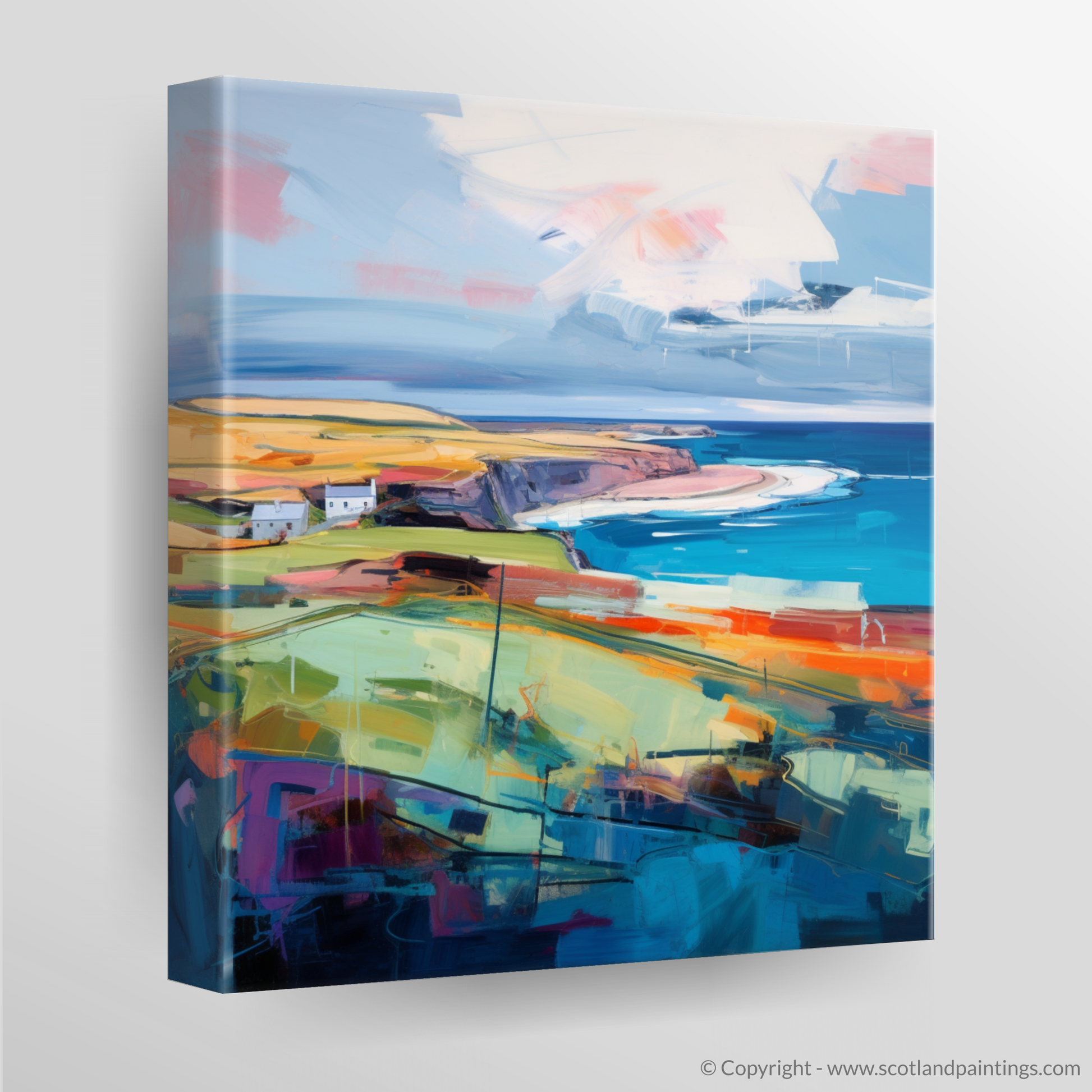 Canvas Print of Orkney, North of mainland Scotland