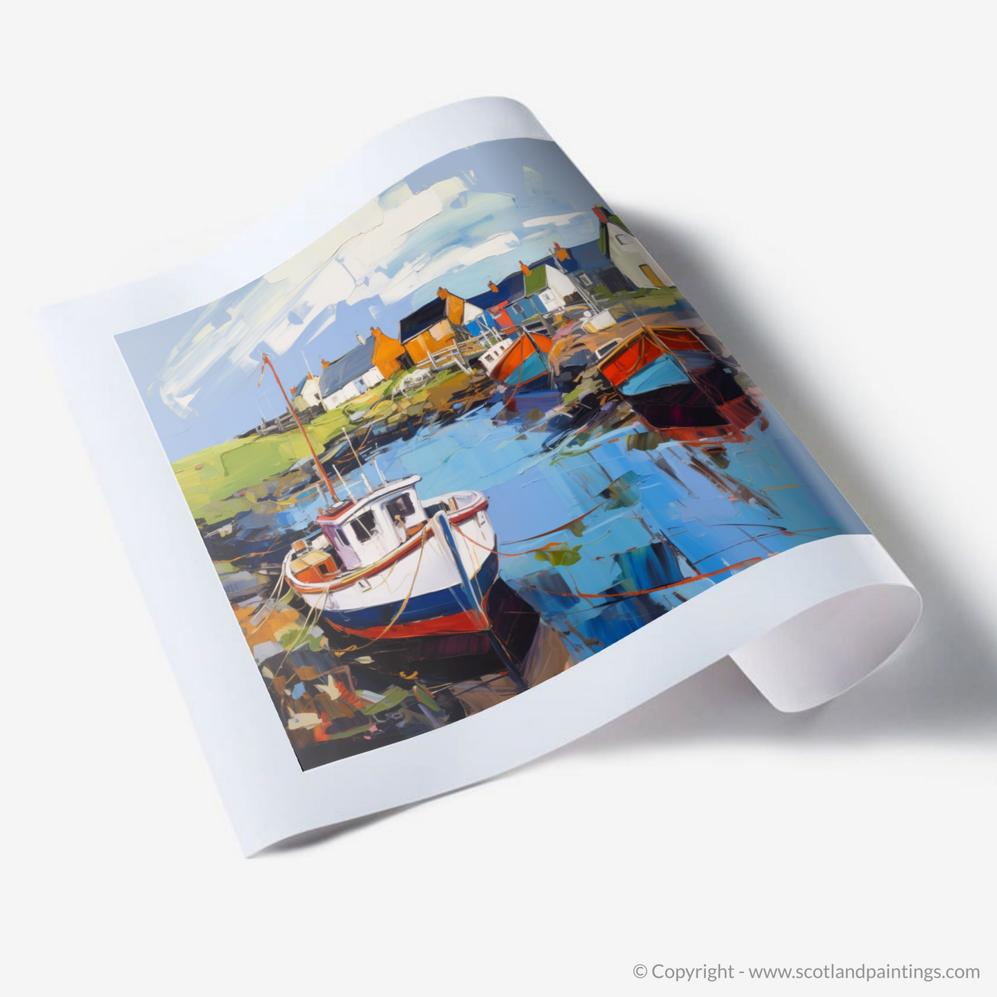 Art Print of Lybster Harbour, Caithness